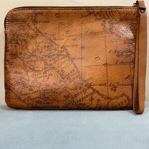 Patricia Nash signature map wristlet